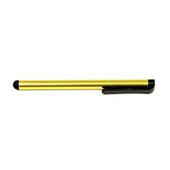 Levně Dotykové pero, kapacitní, kov, žluté, pro iPad a tablet