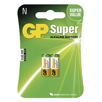 Levně Baterie alkalická, 910A, LR1, 1.5V, GP, blistr, 2-pack, SUPER