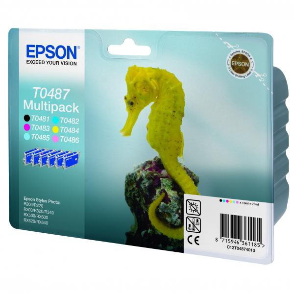 EPSON T0487 (C13T04874010) - originální multipack
