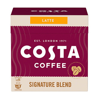 Levně Kávové kapsle Dolce Gusto café au lait, Signature Blend Latte, 16 kapslí, krabička