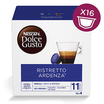 Levně Kávové kapsle Nescafé Dolce Gusto ristretto, ardenza, 3x16 kapslí, velkoobchodní balení karton