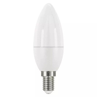 LED žárovka EMOS Lighting E14, 220-240V, 5W, 470lm, 2700k, teplá bílá, 30000h, Classic Candle 102x35x35mm