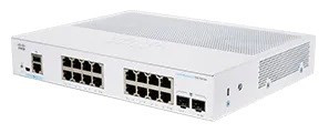 Cisco switch CBS250-16T-2G (16xGbE, 2xSFP, fanless)