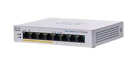 Levně Cisco switch CBS110-8PP-D, 8xGbE RJ45, fanless, PoE, 32W