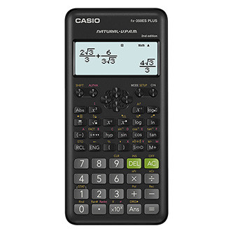 Levně Casio Kalkulačka FX 350 ES PLUS 2E, černá, stolní
