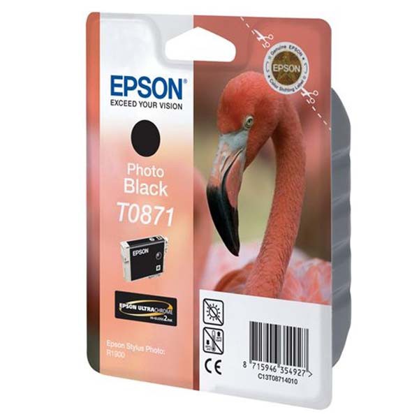 Levně EPSON T0871 (C13T08714010) - originální cartridge, fotočerná, 11,4ml