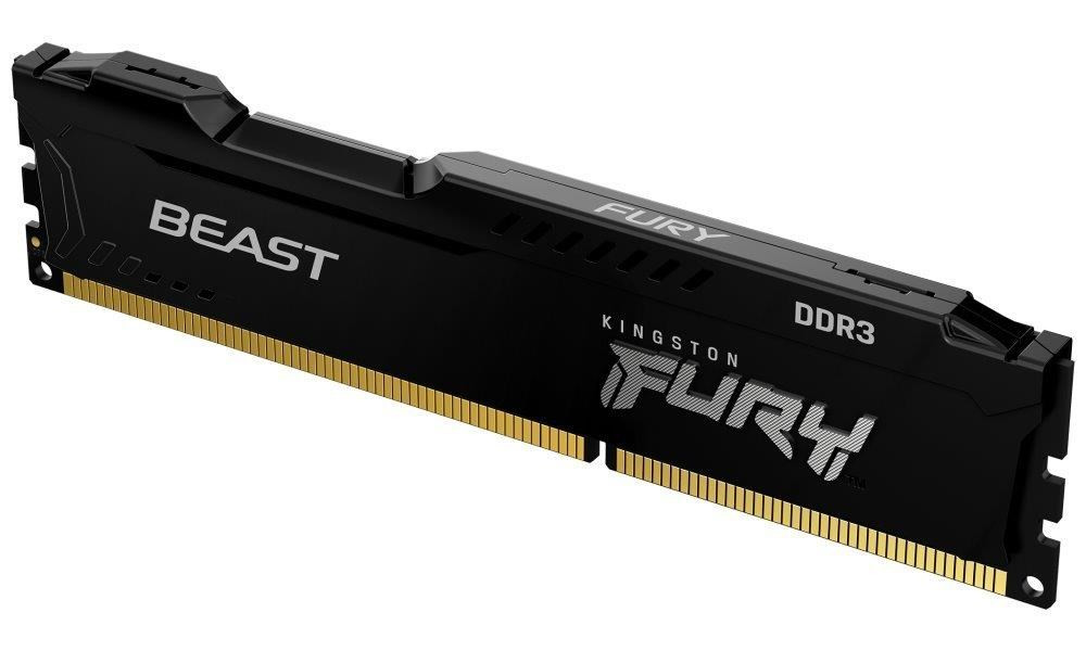 Levně DIMM DDR3 4GB 1600MT/s CL10 KINGSTON FURY Beast Black