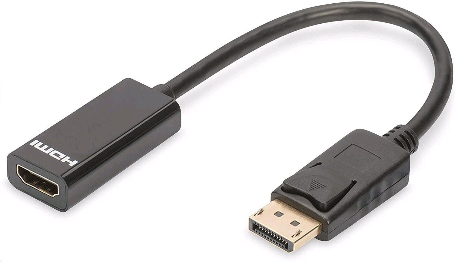 Levně C-TECH adaptér Displayport na HDMI, M/F