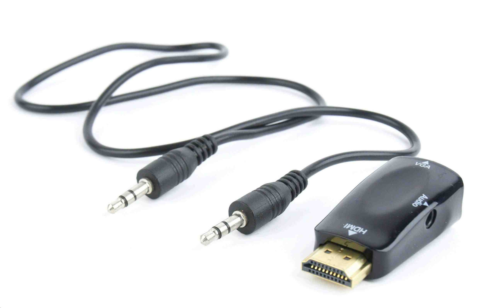 Levně C-TECH adaptér HDMI na VGA + Audio, M/F