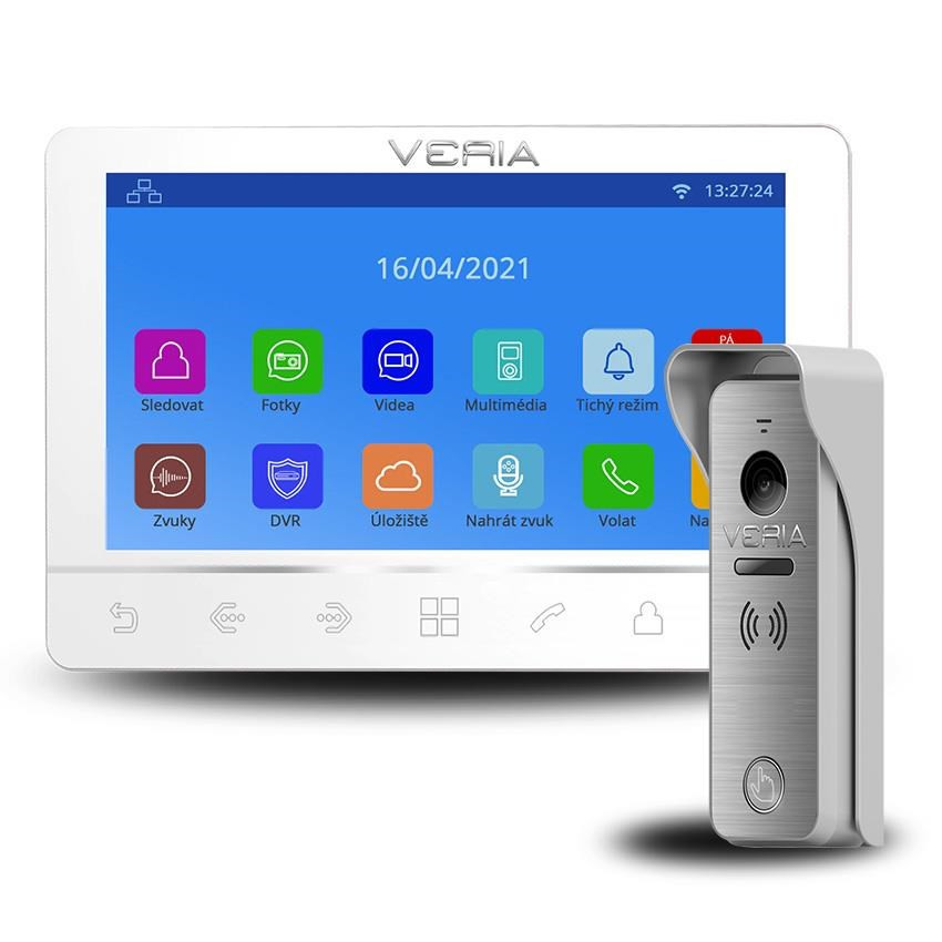 Levně SET Videotelefon VERIA 8276B bílý + vstupní stanice VERIA 831 ze série VERIA 2-WIRE