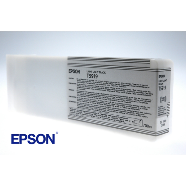 Levně EPSON T5919 (C13T591900) - originální cartridge, světle světle černá, 700ml