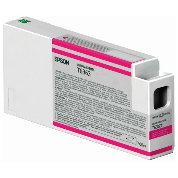 Levně EPSON T6363 (C13T636300) - originální cartridge, purpurová, 700ml