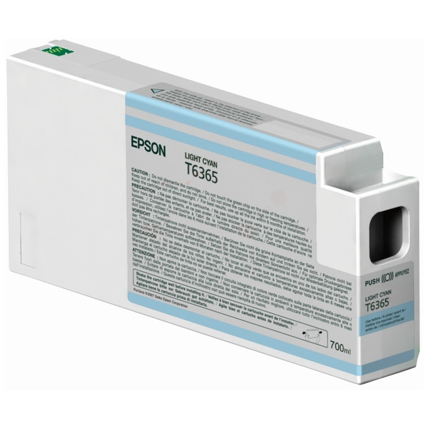 Levně EPSON T6365 (C13T636500) - originální cartridge, světle azurová, 700ml