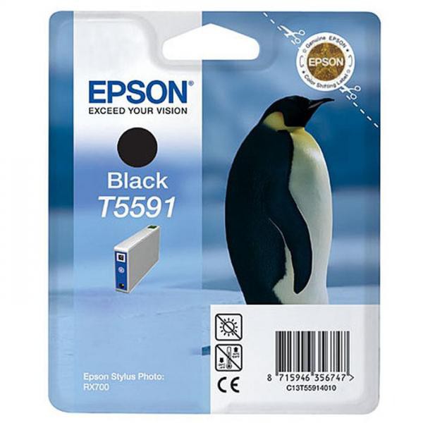 Levně EPSON T5591 (C13T55914010) - originální cartridge, černá, 13ml