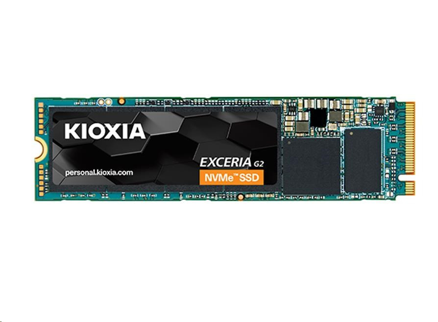 KIOXIA SSD 1TB EXCERIA G2, M.2 2280, PCIe Gen3x4, NVMe 1.3
