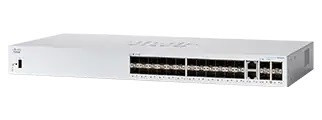 Cisco switch CBS350-24S-4G-EU (24xSFP, 4xGbE/SFP combo, fanless) - REFRESH