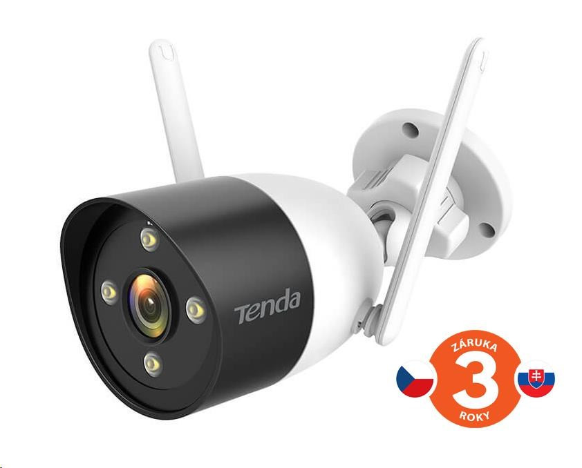 Levně Tenda CT6 - bezdrátová venkovní IP 2K kamera, zvuk, noční vidění