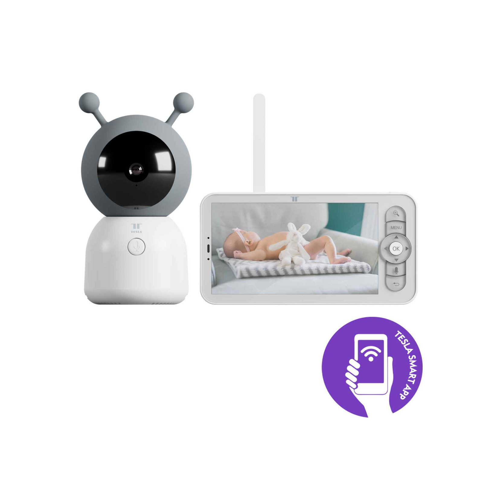 Levně Tesla Smart Camera Baby and Display BD300