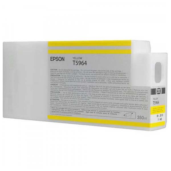 Levně EPSON T5964 (C13T596400) - originální cartridge, žlutá, 350ml