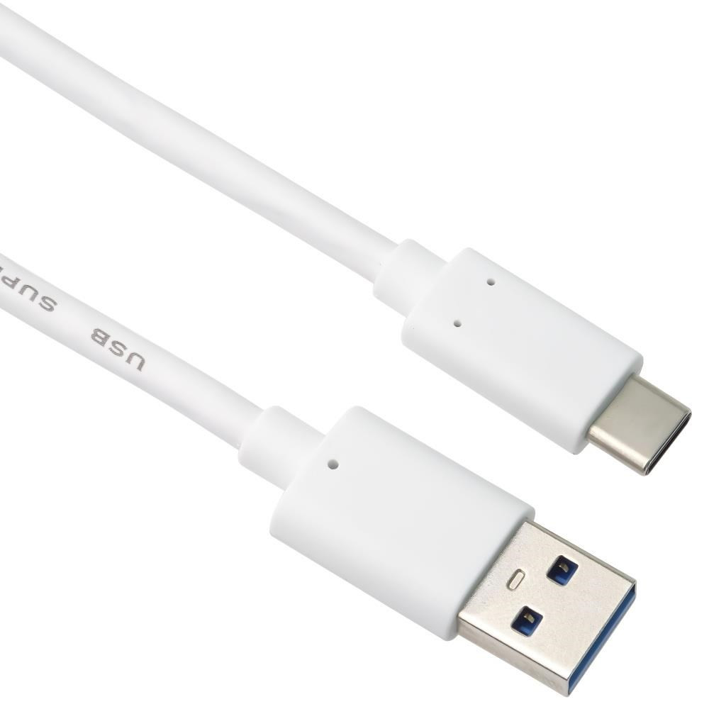Levně PremiumCord kabel USB-C - USB 3.0 A (USB 3.2 generation 2, 3A, 10Gbit/s) 0.15m, bílá