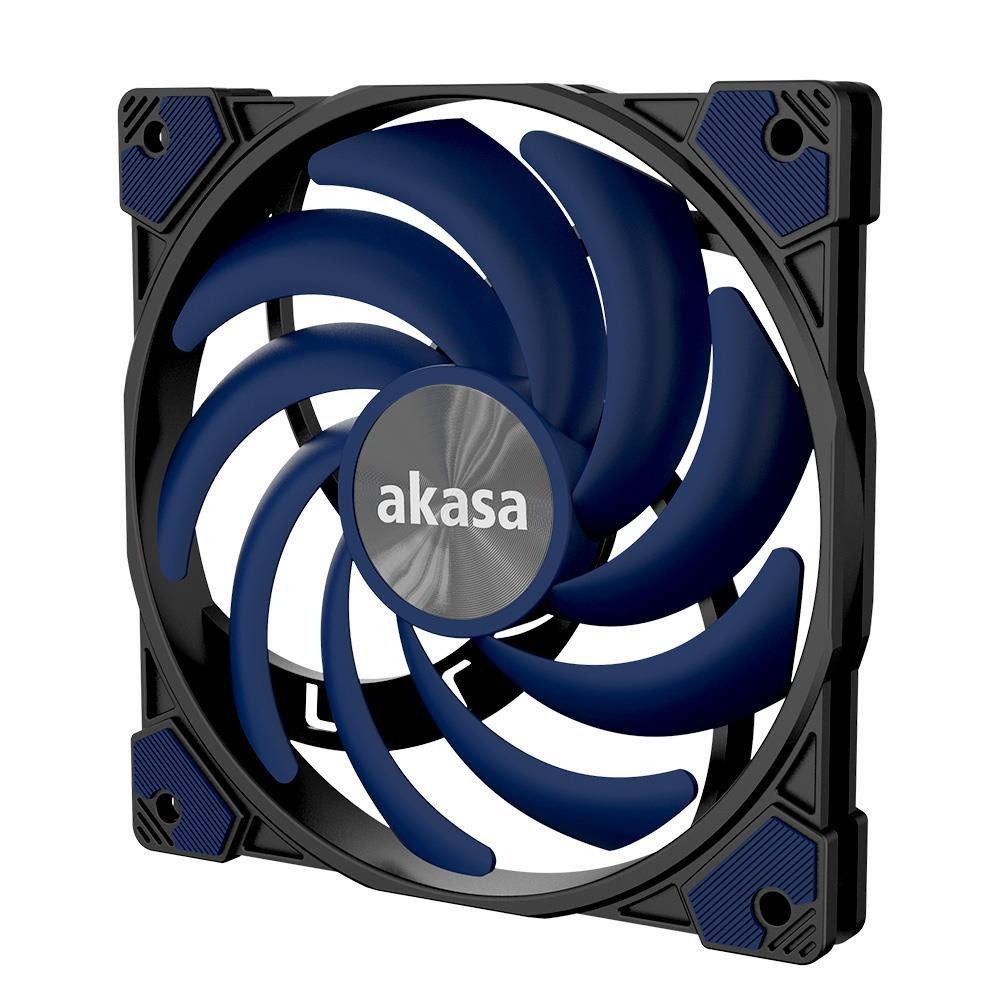 Levně AKASA ventilátor ALUCIA XS12 (Photic Blue Edition), 12cm fan