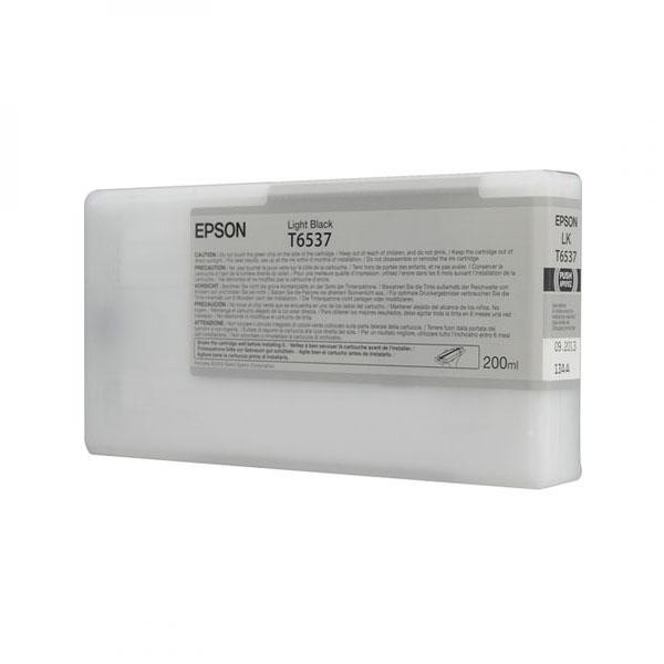 Levně EPSON T6537 (C13T653700) - originální cartridge, světle černá, 200ml