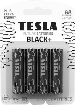 Levně Baterie Tesla BLACK+ AA (LR06/tužkové) 4ks