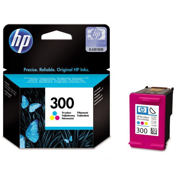Levně HP CC643EE - originální cartridge HP 300, barevná, 4ml