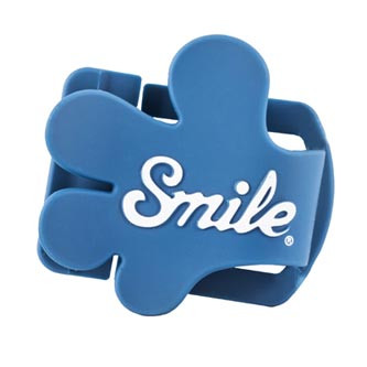 Levně Smile klip na krytku objektivu Giveme5, modrý, 16401