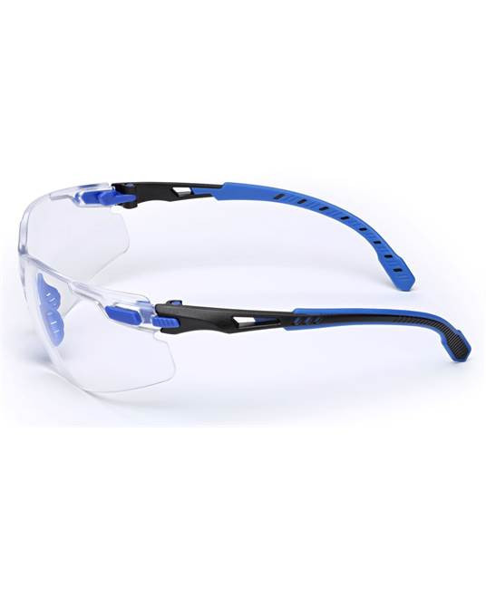 Levně S1101SGAF-EU, Čiré polykarb. brýle Solus Scotchgard AS (modro-černé)