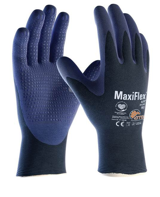 Levně ATG® máčené rukavice MaxiFlex® Elite™ 34-244 08/M | A3100/08