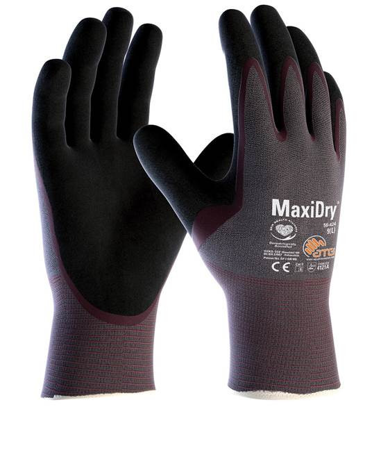 ATG® máčené rukavice MaxiDry® 56-424 06/XS | A3113/06