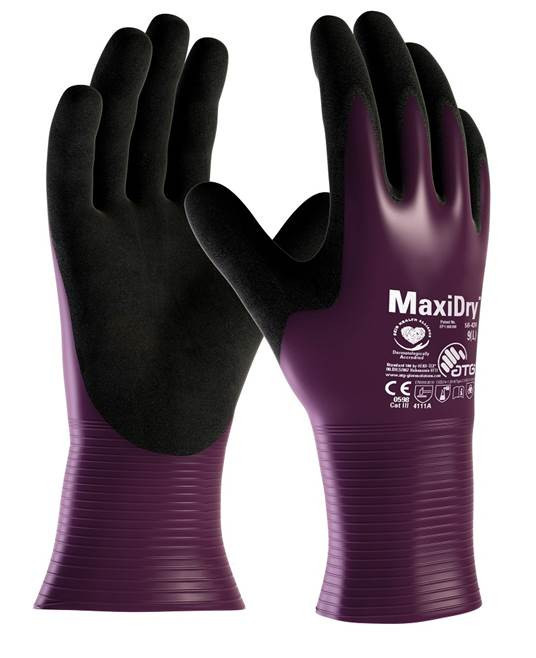 ATG® máčené rukavice MaxiDry® 56-426 09/L | A3101/09