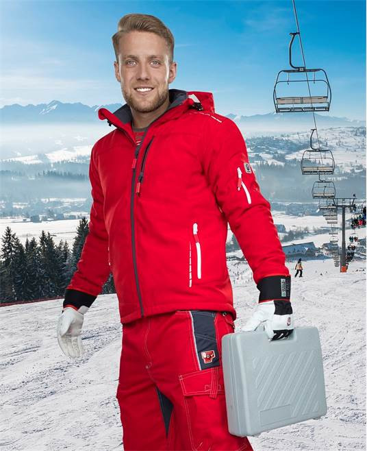 Levně Zimní softshellová bunda ARDON®VISION červená | H9180/XL