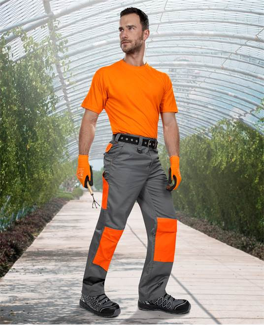 Levně Kalhoty ARDON®2STRONG šedo-oranžové | H9601/66