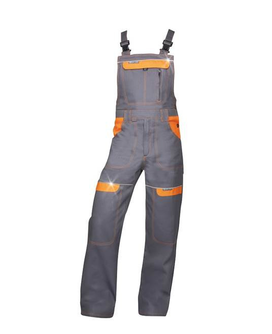 Kalhoty s laclem ARDON®COOL TREND šedo-oranžové | H8408/48