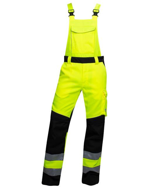 Reflexní kalhoty s laclem ARDON®SIGNAL+ žluto-černé | H5934/44