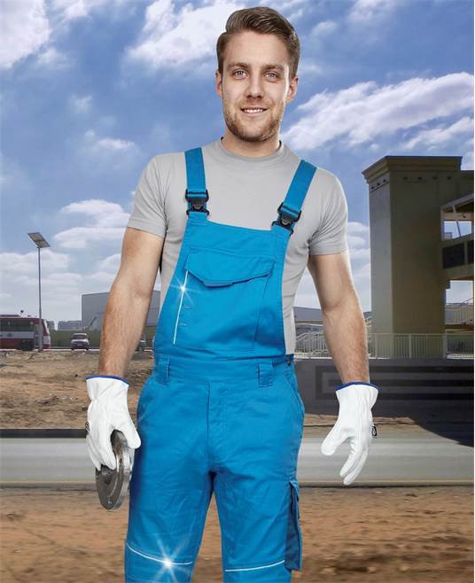 Kalhoty s laclem ARDON®SUMMER modré prodloužené | H6119/XL