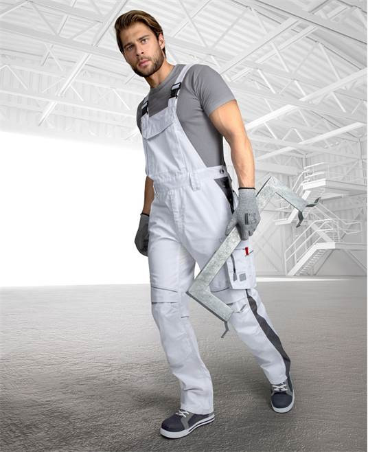 Kalhoty s laclem ARDON®URBAN+ bílé zkrácené | H6489/L