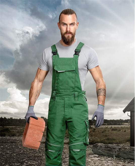 Kalhoty s laclem ARDON®URBAN+ zelené prodloužené | H6446/XL