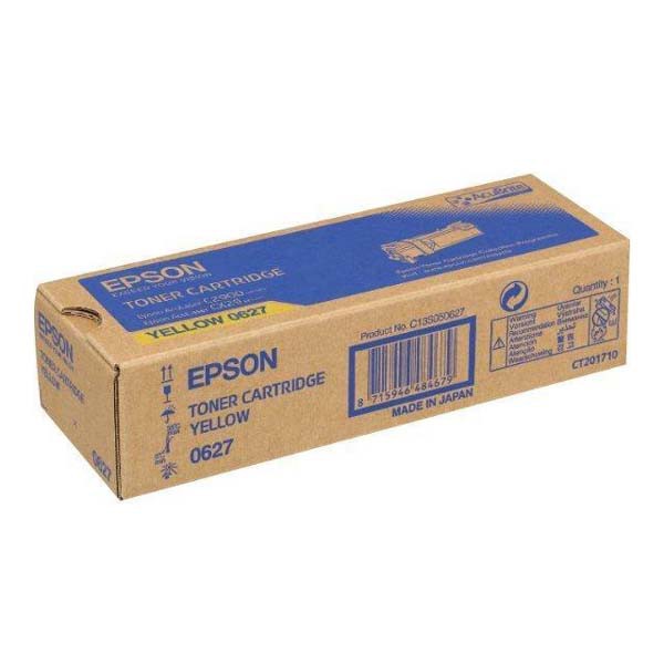 Levně EPSON C13S050627 - originální toner, žlutý, 2500 stran