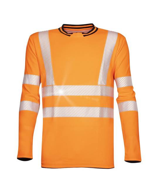 Tričko s dlouhým rukávem ARDON®SIGNAL oranžové | H5927/S
