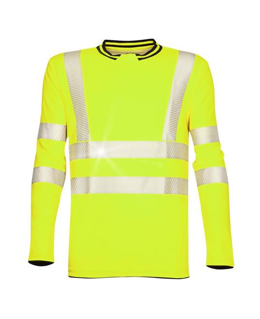 Levně Tričko s dlouhým rukávem ARDON®SIGNAL žluté | H5926/XL