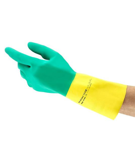 Chemické rukavice AlphaTec® 87-900 (ex Bi-colour®) 09/L | A7020/09