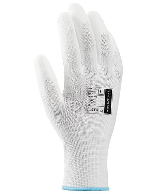 Levně Máčené rukavice ARDONSAFETY/BUCK WHITE 10/XL - ´ponožka´ | A9003/V1/10