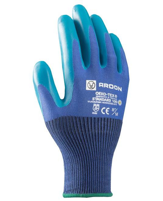 Máčené rukavice ARDON®GREEN TOUCH 07/S - s prodejní etiketou - fialové | A8017/07