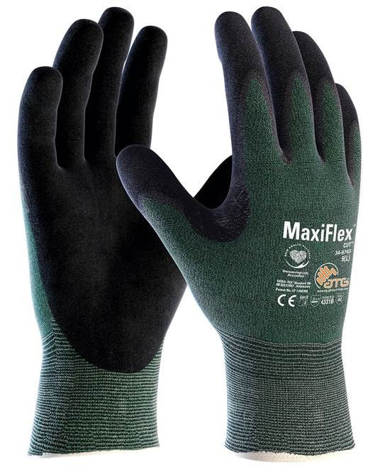 ATG® protiřezné rukavice MaxiFlex® Cut™ 34-8743 09/L - ´ponožka´ | A3131/V1/09