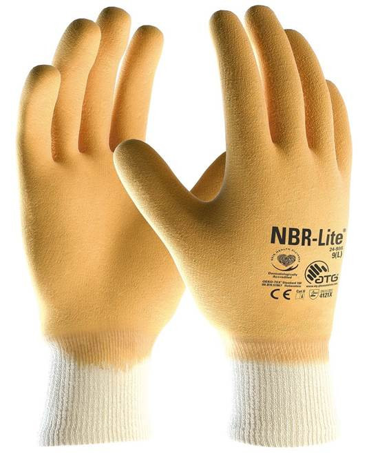 Levně ATG® máčené rukavice NBR-Lite® 24-986 07/S | A3055/07