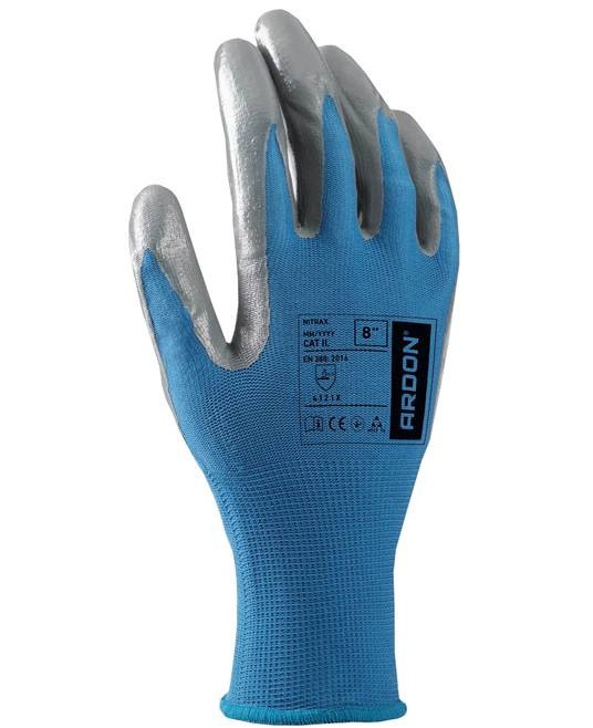 Máčené rukavice ARDON®NITRAX 10/XL - s prodejní etiketou | A9057/XL