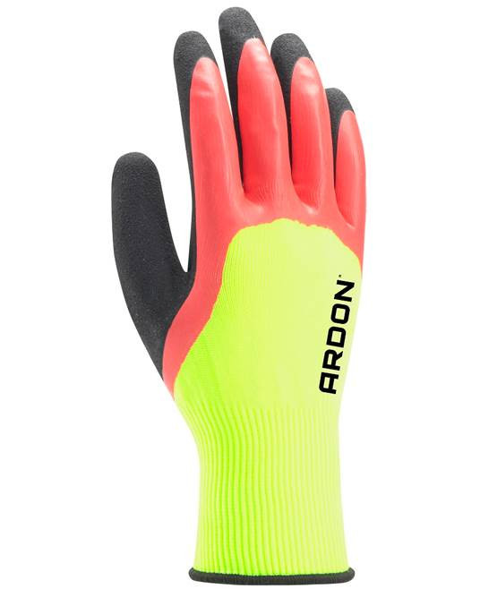Máčené rukavice ARDON®PETRAX DOUBLE 08/M - s prodejní etiketou | A8107/08